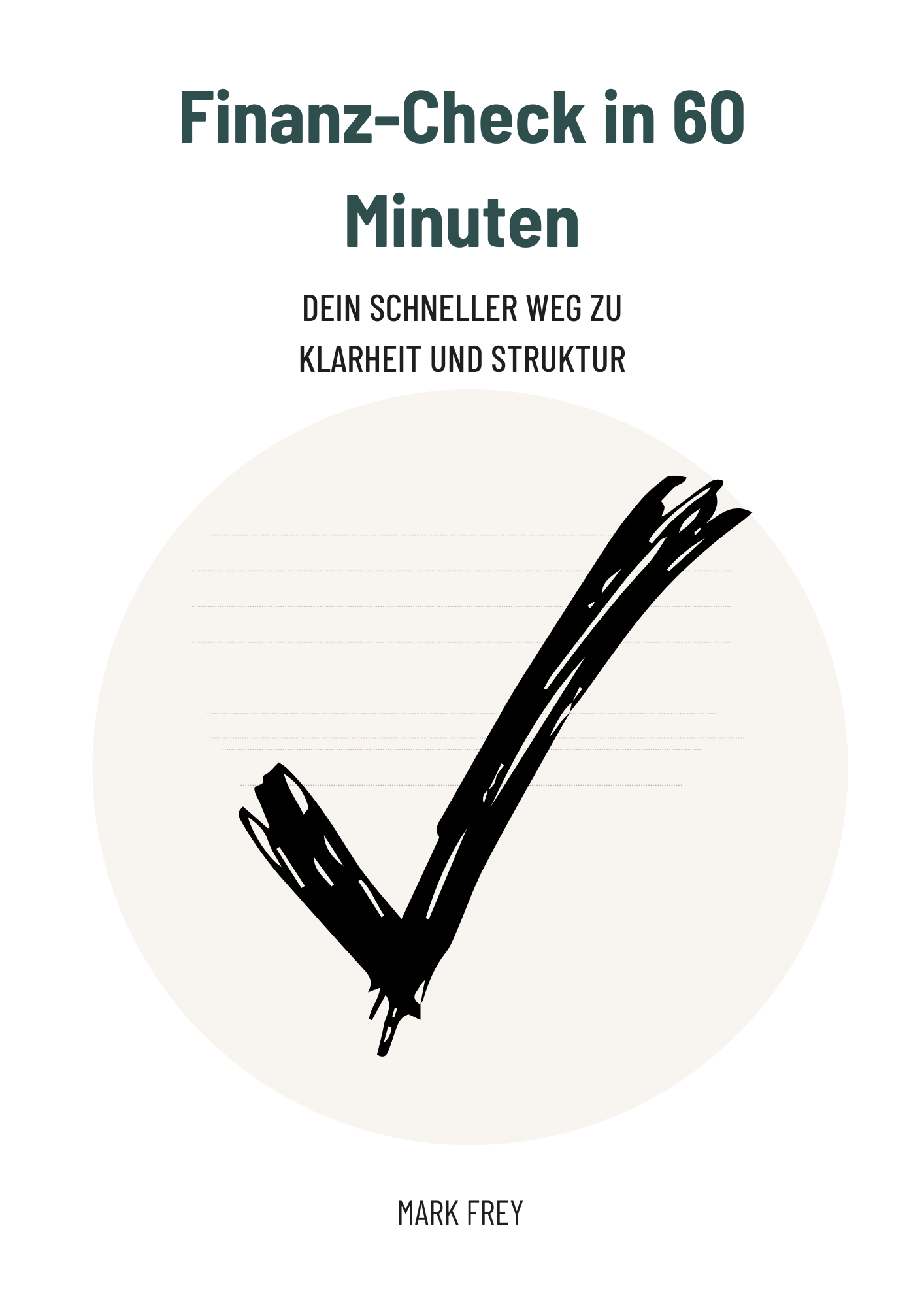 Finanz-Check in 60 Minuten – Workbook